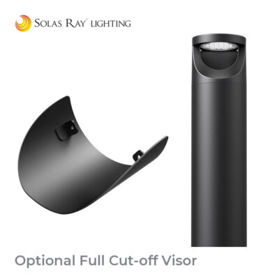 Optional Full Cut-off Visor For Smile Bollard