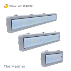 Solas Ray Mariner Linear LED Light. IP66, UL1598, UL8750 listed. Vandal-Proof / Harsh Environment LED Lighting.
