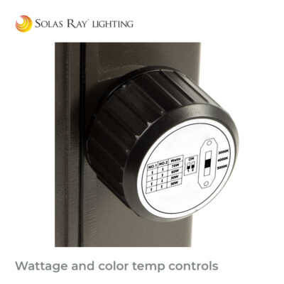 Solas Ray WWP Wall Pack Tunable Controls