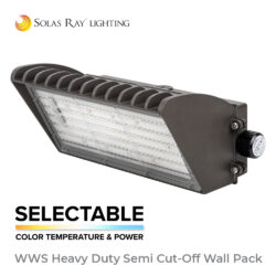 Selectable LED Wall Pack - Semi cut-off.