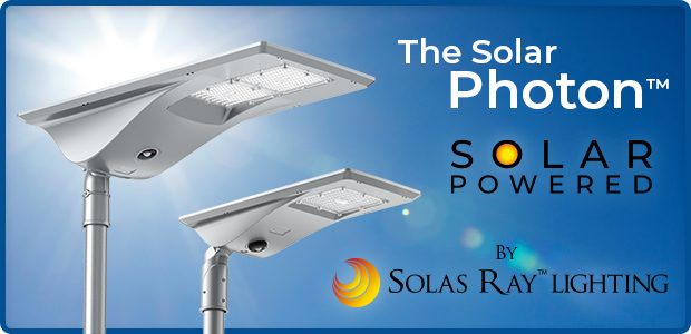 Check out the new Solar Photon family of solar powered LED area lights by Solas Ray Lighting.
